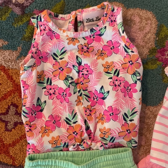 Set of 2 little lass summer outfits - Picture 2 of 3